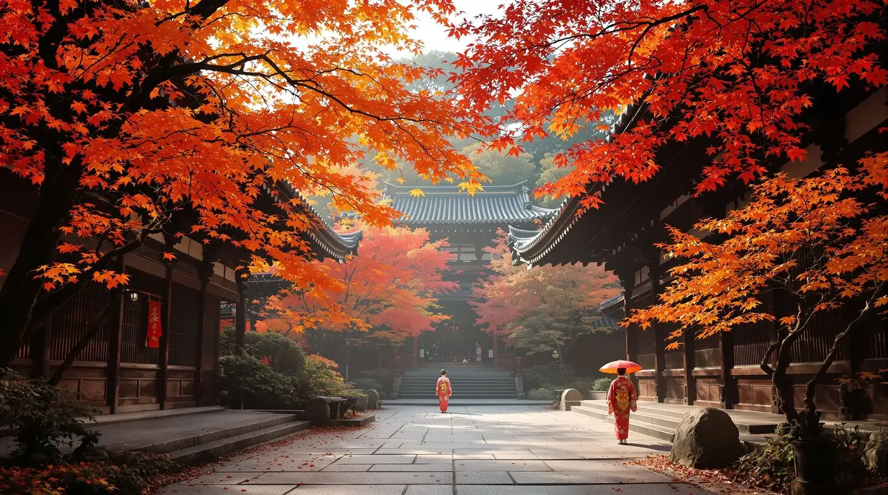 京都红叶季：一场秋天的童话